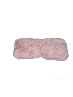 Juicy Couture Faux Fur Headband Luxe Soft Pink